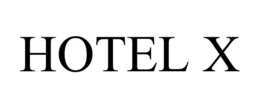 HOTEL X trademark
