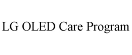 LG OLED CARE PROGRAM trademark