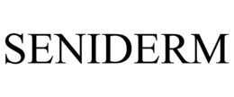 SENIDERM trademark