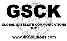 GSCK GLOBAL SATELLITE COMMUNICATIONS KIT WWW.4KSOLUTIONS.COM trademark