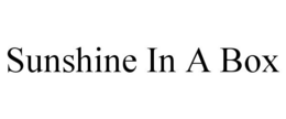 SUNSHINE IN A BOX trademark