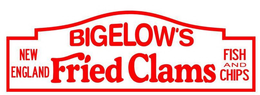NEW ENGLAND BIGELOW'S FRIED CLAMS FISH AND CHIPS trademark