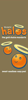 WONDERFUL HALOS THE GOLD CHOICE MANDARINS SWEET SEEDLESS EASY PEEL trademark