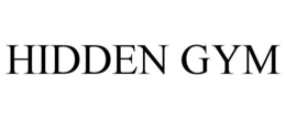 HIDDEN GYM trademark