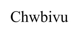 CHWBIVU trademark