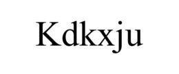 KDKXJU trademark