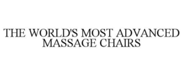 THE WORLD'S MOST ADVANCED MASSAGE CHAIRS trademark