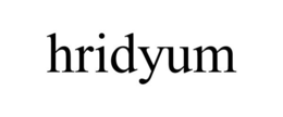 HRIDYUM trademark