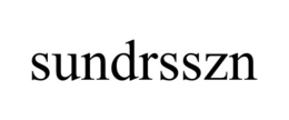 SUNDRSSZN trademark