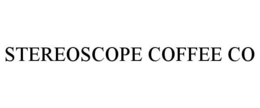 STEREOSCOPE COFFEE CO trademark