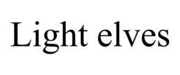 LIGHT ELVES trademark