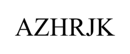 AZHRJK trademark