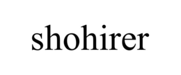 SHOHIRER trademark