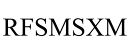 RFSMSXM trademark