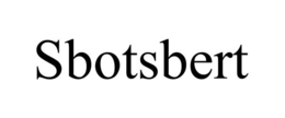 SBOTSBERT trademark