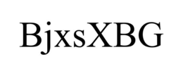 BJXSXBG trademark