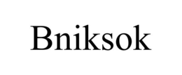 BNIKSOK trademark