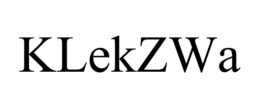 KLEKZWA trademark