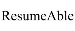RESUMEABLE trademark