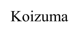 KOIZUMA trademark