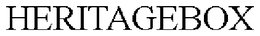 HERITAGEBOX trademark