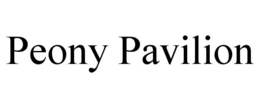 PEONY PAVILION trademark