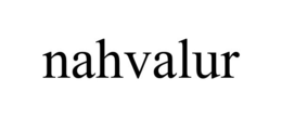 NAHVALUR trademark