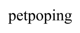 PETPOPING trademark