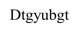 DTGYUBGT trademark