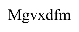 MGVXDFM trademark