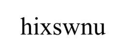 HIXSWNU trademark