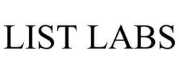 LIST LABS trademark