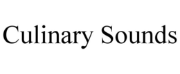 CULINARY SOUNDS trademark