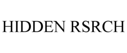 HIDDEN RSRCH trademark