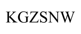 KGZSNW trademark