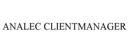 ANALEC CLIENTMANAGER trademark