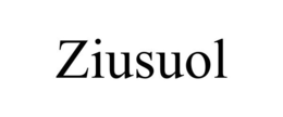 ZIUSUOL trademark