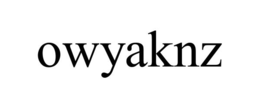 OWYAKNZ trademark