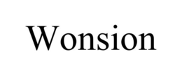 WONSION trademark