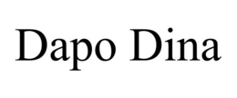 DAPO DINA trademark