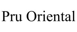 PRU ORIENTAL trademark