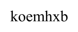 KOEMHXB trademark