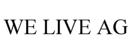 WE LIVE AG trademark
