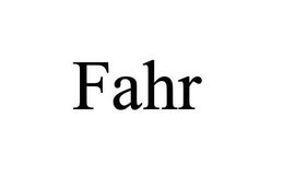 FAHR trademark