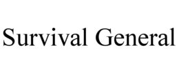 SURVIVAL GENERAL trademark
