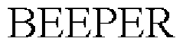 BEEPER trademark