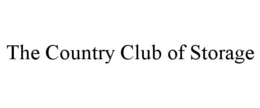 THE COUNTRY CLUB OF STORAGE trademark