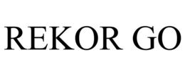 REKOR GO trademark