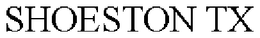 SHOESTON TX trademark