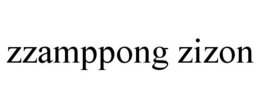 ZZAMPPONG ZIZON trademark